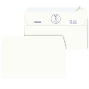 500 Buste bianche carta riciclata strip 110X230mm S/Finestra 100