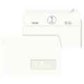 500 Buste bianche carta riciclata strip 110X230mm con Finestra 1