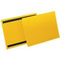 50 buste identificazione magnetiche 297x210mm A4-ORIZ. gialle
