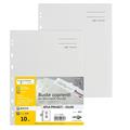 Busta PP bianco c/fori Atla Privacy 22x30 Sei conf.10