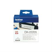 Nastro carta termica brother QL 62mmx30.48mt nero/bianco DK22205
