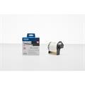 Nastro ades in carta stampa a due colori NeroRosso/Bianco 62mm -