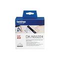 Nastro carta no adex brother 54mmx30.48mt nero/bianco DKN-55224
