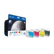 Inkjet brother lc1000 4 colori pack 500 pg.