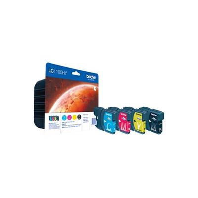 Inkjet brother lc-1100hy 4 colori pack alta resa