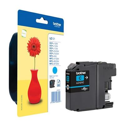 Inket brother lc-121c ciano 300pg