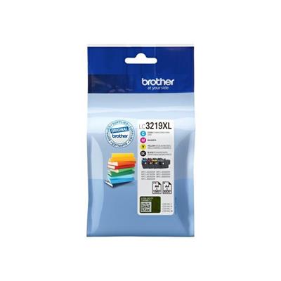 Inkjet brother lc-3219xl pack 4 colori nero 3000pg colori 1500pg