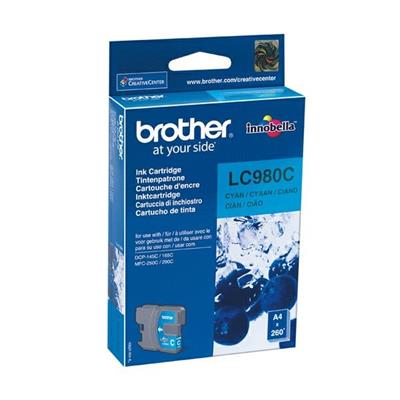 Inkjet brother lc980 ciano 260pg