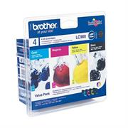 Inkjet brother lc-980 4 colori pack 260 pg.