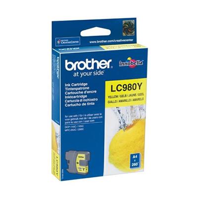 Inkjet brother lc980 giallo 260pg