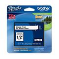 Nastro etich. brother tze231 12mm X 8mt nero su bianco