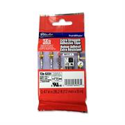 NASTRO BROTHER TZe S231 12MMx8MT NERO/BIANCO LAMINATO CON ADESIV