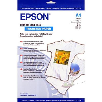 Carta Inkjet epson tessuto 041154 a4 10Fg