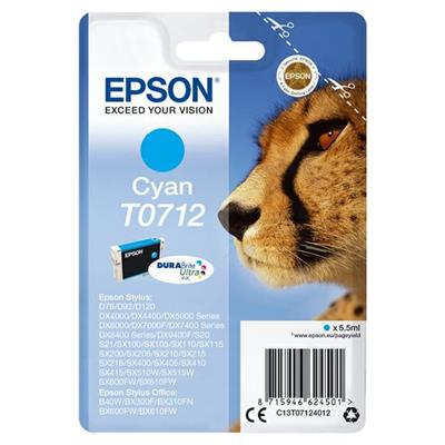 Inkjet epson t0712 ciano 5,5ml
