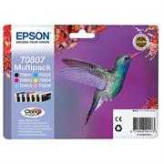 Inkjet epson t0807 multipack 6 colori 44ml
