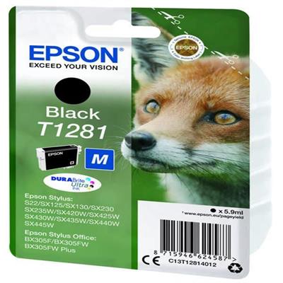 Inkjet epson T1281 nero serie Volpe taglia M