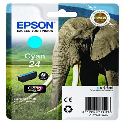 CARTUCCIA CIANO CLARIA PHOTO HD SERIE 24 ELEFANTE