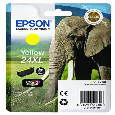 Inkjet epson t2434 giallo xl elefante