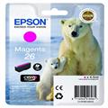 CARTUCCIA MAGENTA EPSON CLARIA PREMIUM SERIE 26/ORSO POLARE IN B