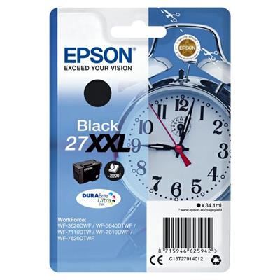 Inkjet epson t2791 nero durabrite serie 27xxl sveglia 2200pg
