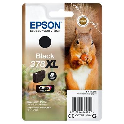 Inkjet epson T3791 nero 378xl xl scoiattolo