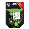 Multipack hp 950xl + 951xl 4 colori BK+CMY