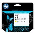 Inkjet hp 72 c9384a testina nero opaco/giallo
