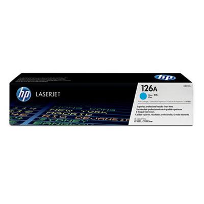 Toner hp ce311a 126a cp-1025 ciano 1000pg