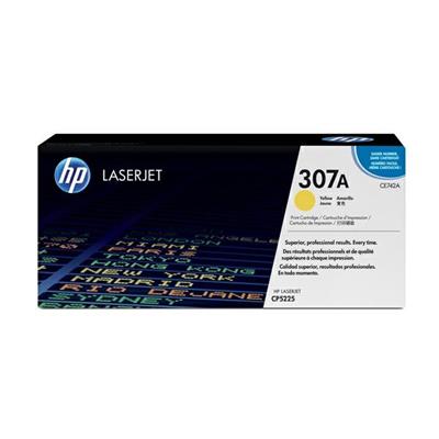 Toner hp ce742a giallo 7300pg