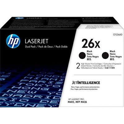Toner hp 26x CF226xd dual pack nero 9000pg cad