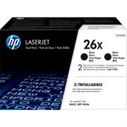 Toner hp 26x CF226xd dual pack nero 9000pg cad