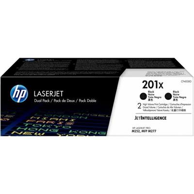 Toner HP 201x cf400xd dual pack 2800pg cad