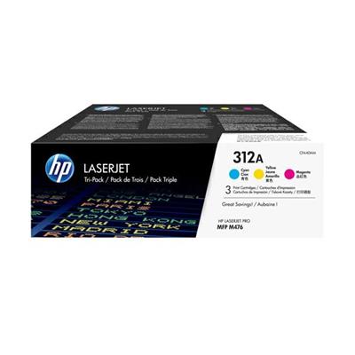 Toner hp 312a tri-pack ciano/magenta/giallo CF400AM 2700pg