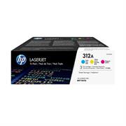 Toner hp 312a tri-pack ciano/magenta/giallo CF400AM 2700pg