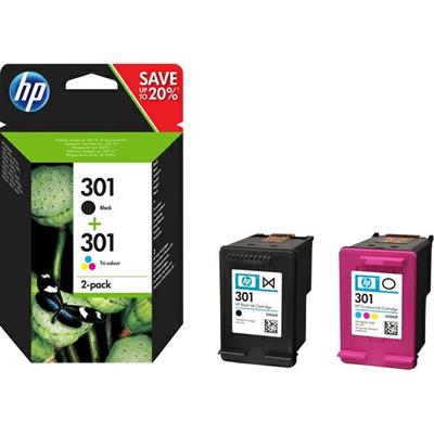 Inkjet HP 301 nero + colore combo pack N9J72AE