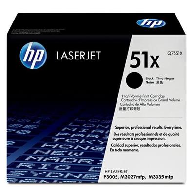 Toner hp 51x q7551x nero 13000pg