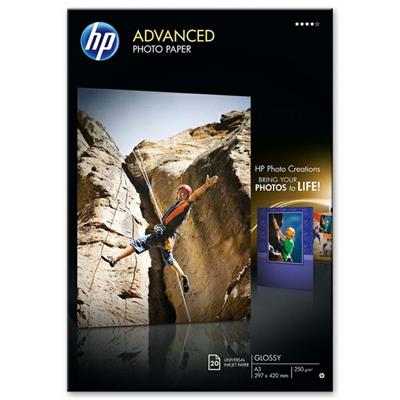 RISMA 20 FG CARTA FOTOGRAFICA HP ADVANCED LUCIDA 250 G/MÂ² A3/29