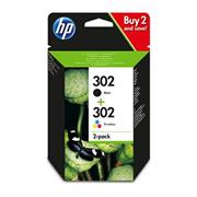 Multipack Inkjet hp 302 nero+colore