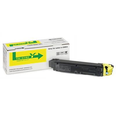 Toner kyocera tk-5140y 5000 pagine colore giallo