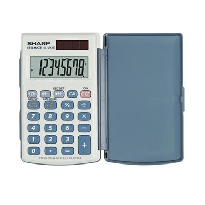 Calcolatrice tascabile sharp el 243e 12cifre