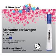 MARCATORE PER LAVAGNE BLU P.TONDA 2MM STARLINE