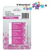 BLISTER 3 GOMME BIANCHE PER MATITA STARLINE
