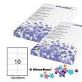 Etichetta adesiva bianca 100fg A4 105x59mm (10et/fg) STARLINE