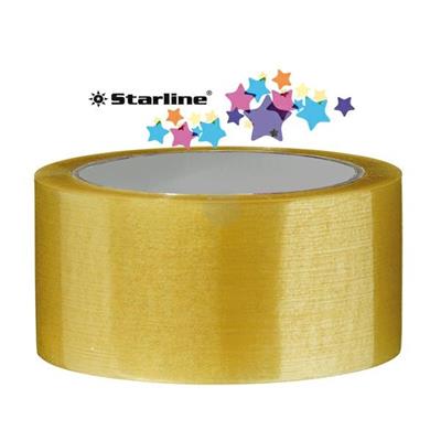 NASTRO ADESIVO 66MTX50MM TRASPARENTE PPL STARLINE