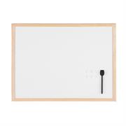 Lavagna bianca magnetica 45x60cm cornice legno Starline