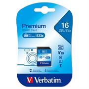 Memory card verbatim sd16gb hc