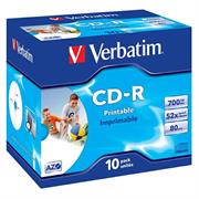 CD-R DATALIFEPLUS JEWEL CASE 1X-52X 700MB STAMPABILE