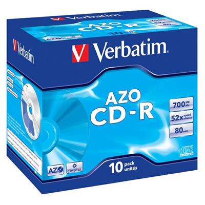SCATOLA 10 CD-R DATALIFEPLUS JEWEL CASE 1X-52X 700MB SERIGRAFATA