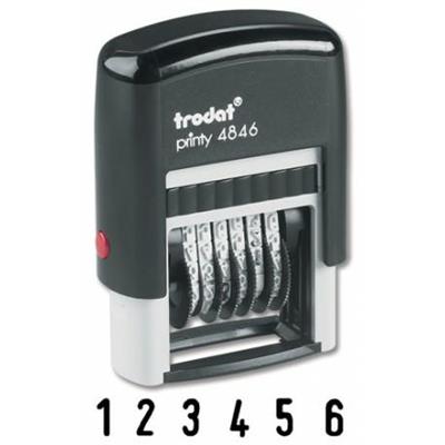 Timbro numeratore autoinchiostrante Trodat 4846 6 cifre 4mm