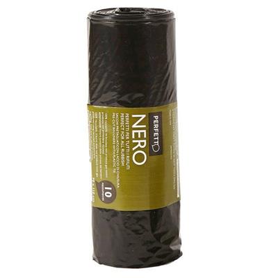 Sacchi immondizia 70x110 110 litri 20 micron neri 10pz Perfetto